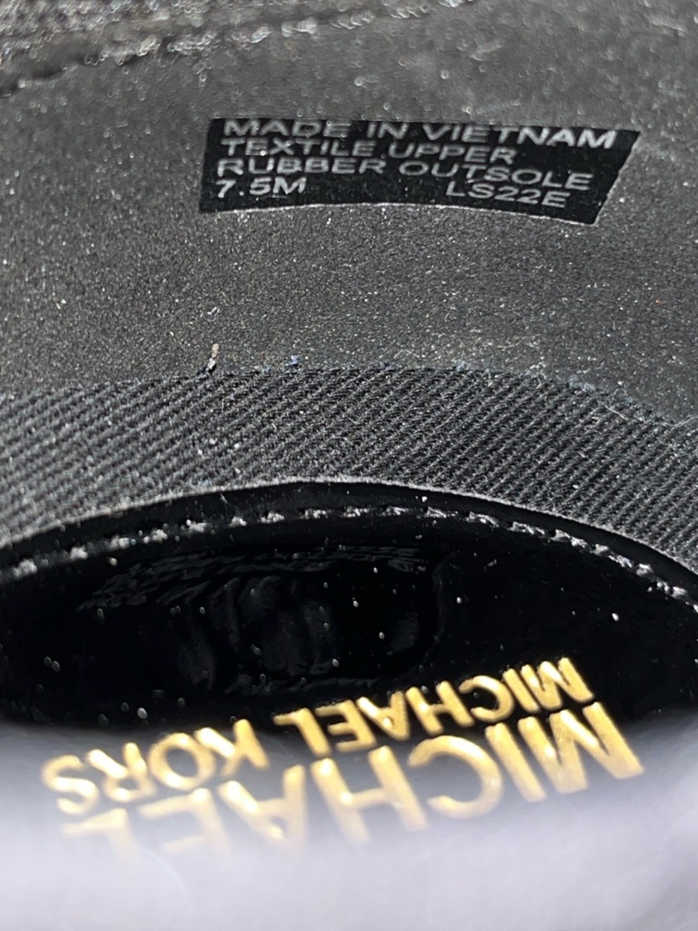 Michael Kors Black Knit Platform Sneakers - Picture 8 of 13